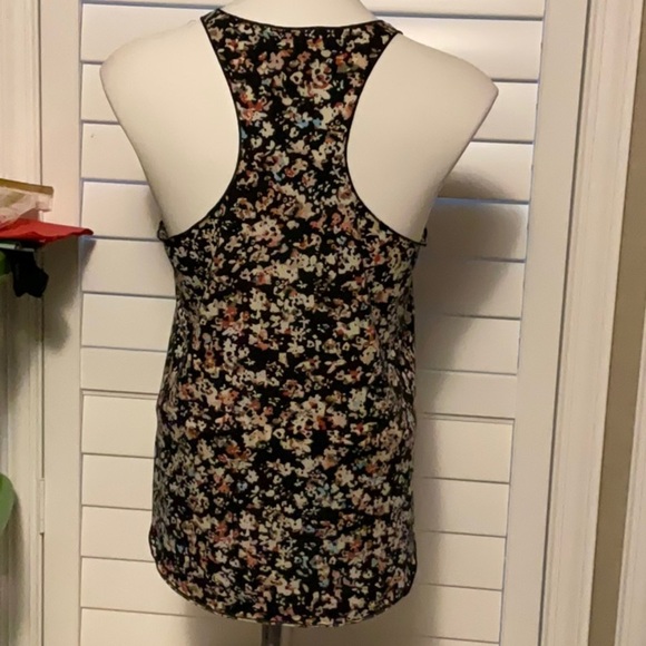 American Rag Black Floral Tank Top - Picture 4 of 7